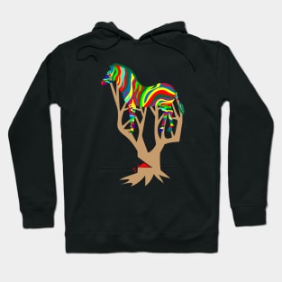 Irony of Life 01 - Zebra tree Hoodie